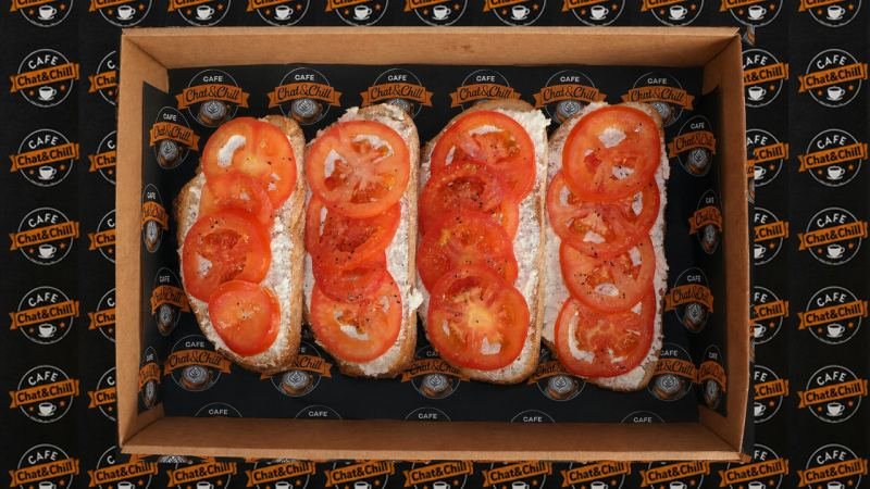 Tomato and Feta Toastie