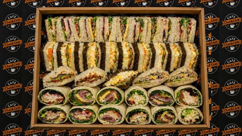 Mixed Sandwich and Wrap Platter