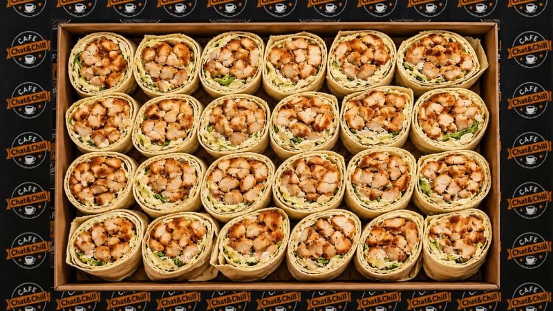 Chicken Caesar Wraps