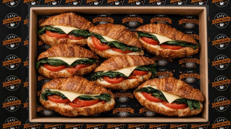 Spinach Cheese Tomato Croissant